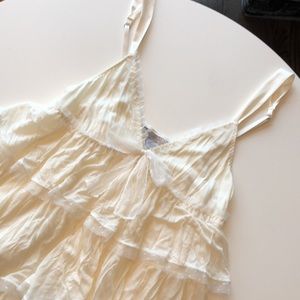 Victoria’s Secret Babydoll Lingerie Sheer Lace Ruffles M